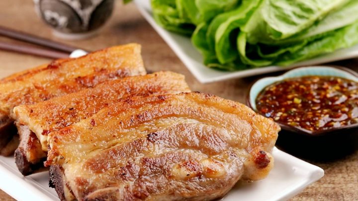 Keto Grilled Pork Belly with Ssamjang Dipping Sauce 3 5 Grilled Pork Belly with Ssamjang Dipping Sauce